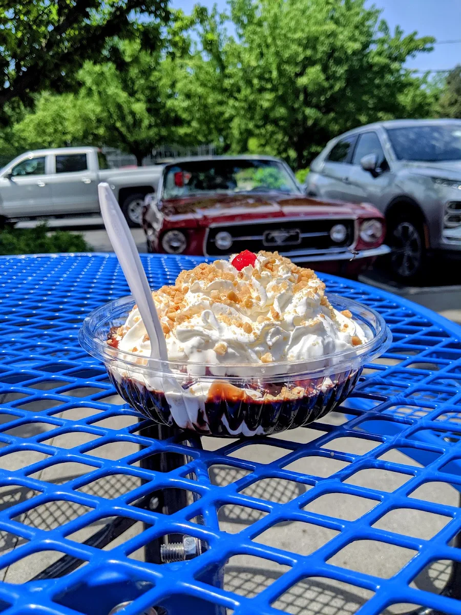 Coconut Caramel Sundae