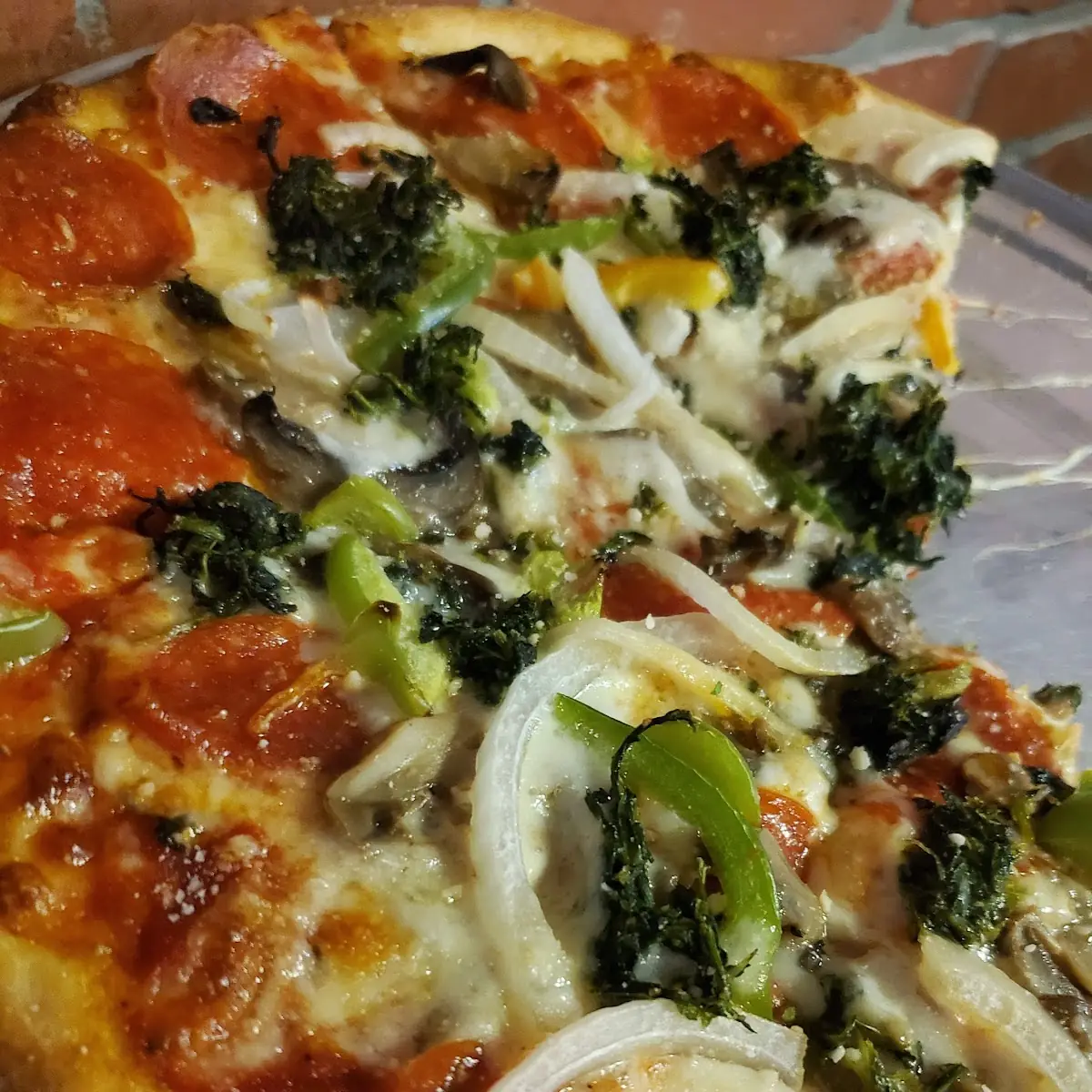 Veggie Pizza with Pepperoni
