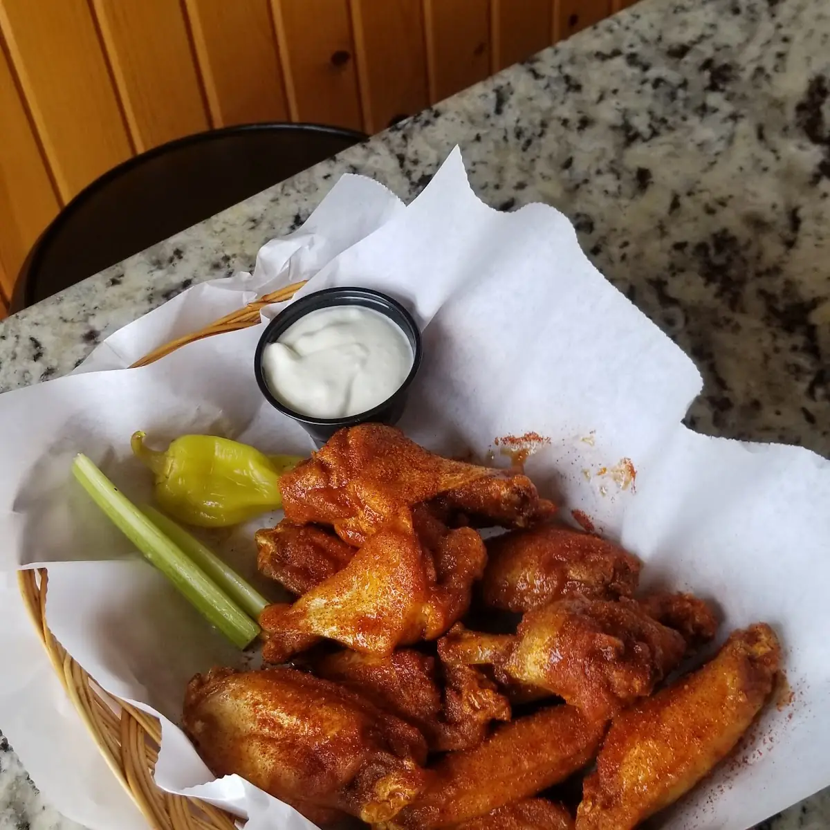 Buffalo Queso Fresco Wings