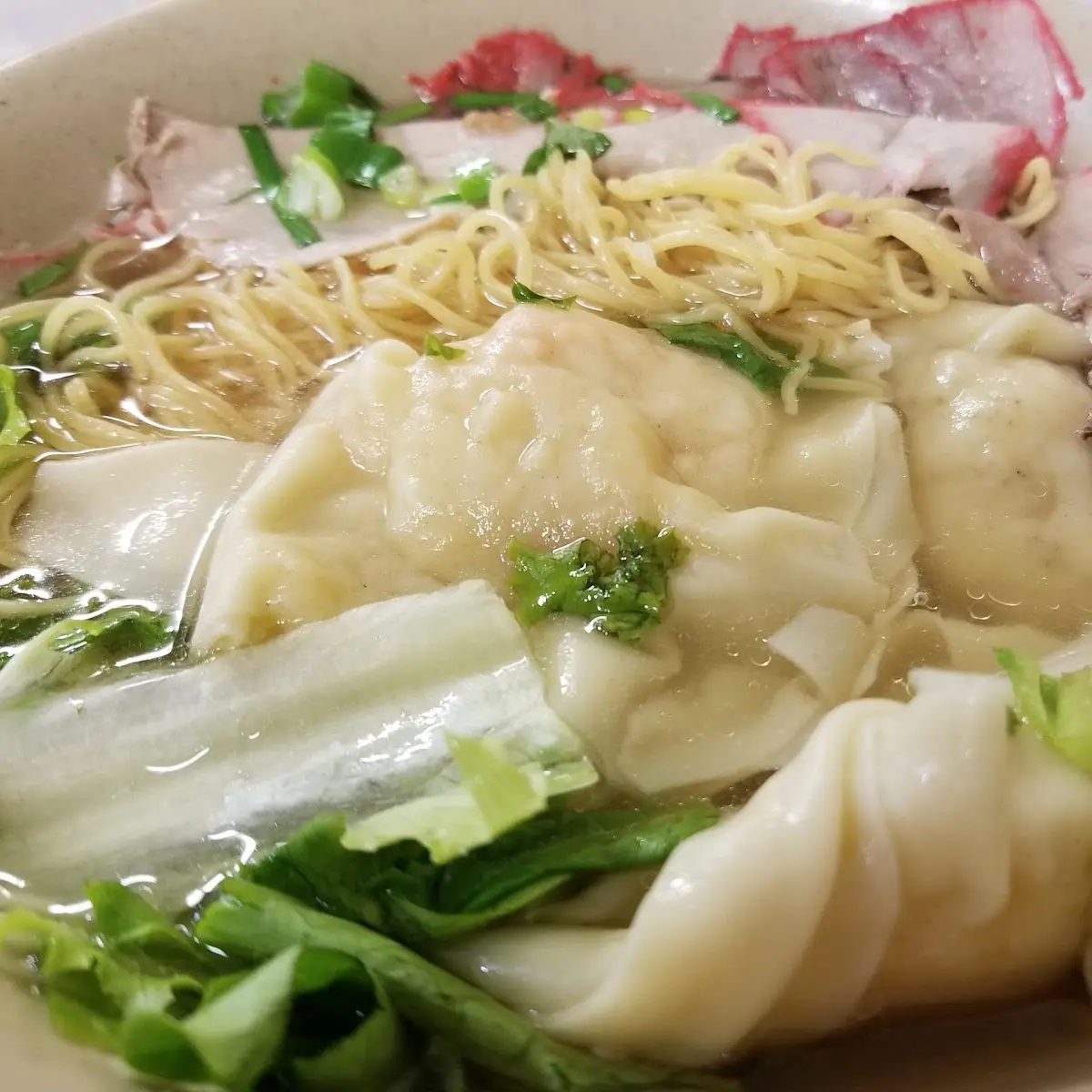 Shrimp Wonton Egg Noodle Soup
