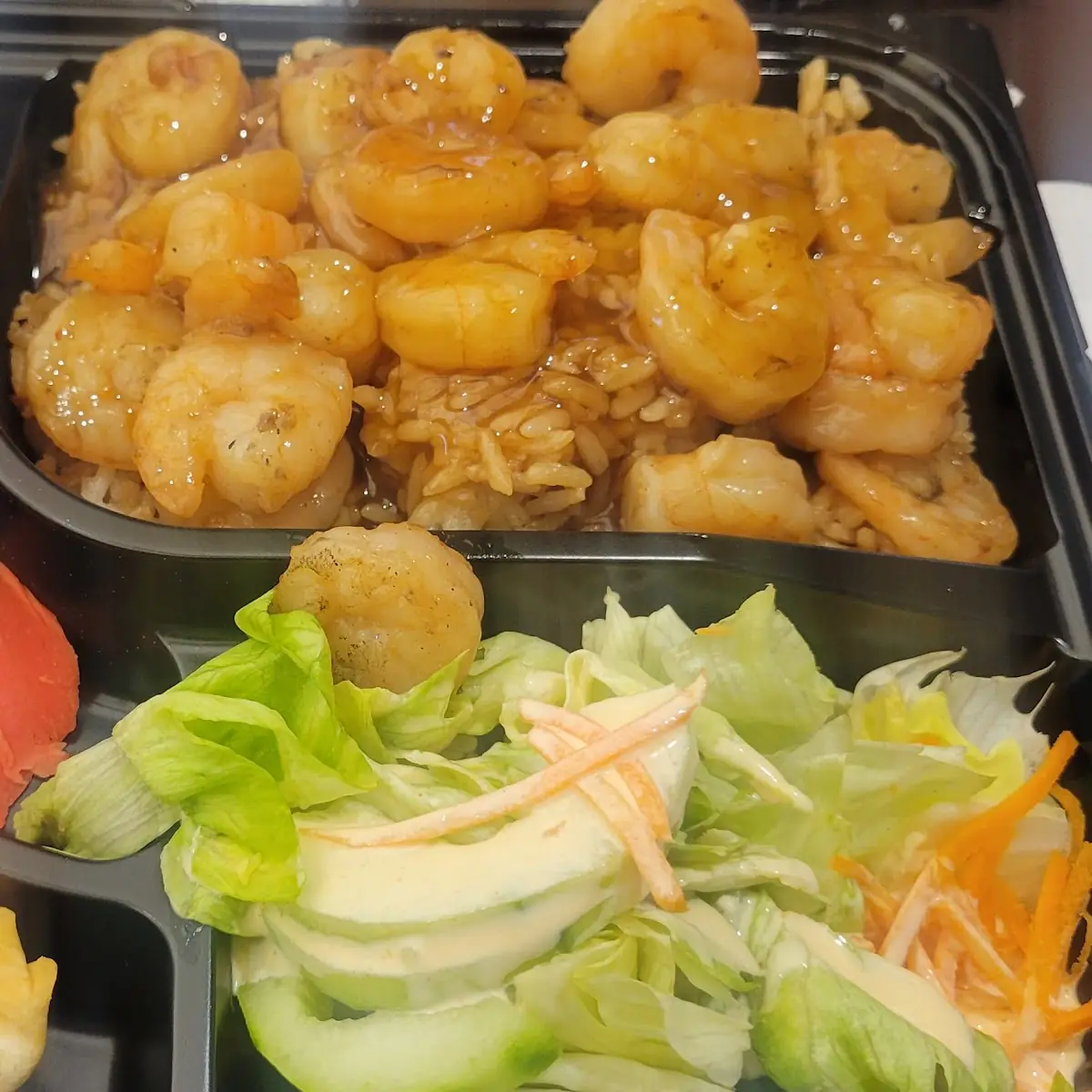 Terriyaki Shrimp Bento Box