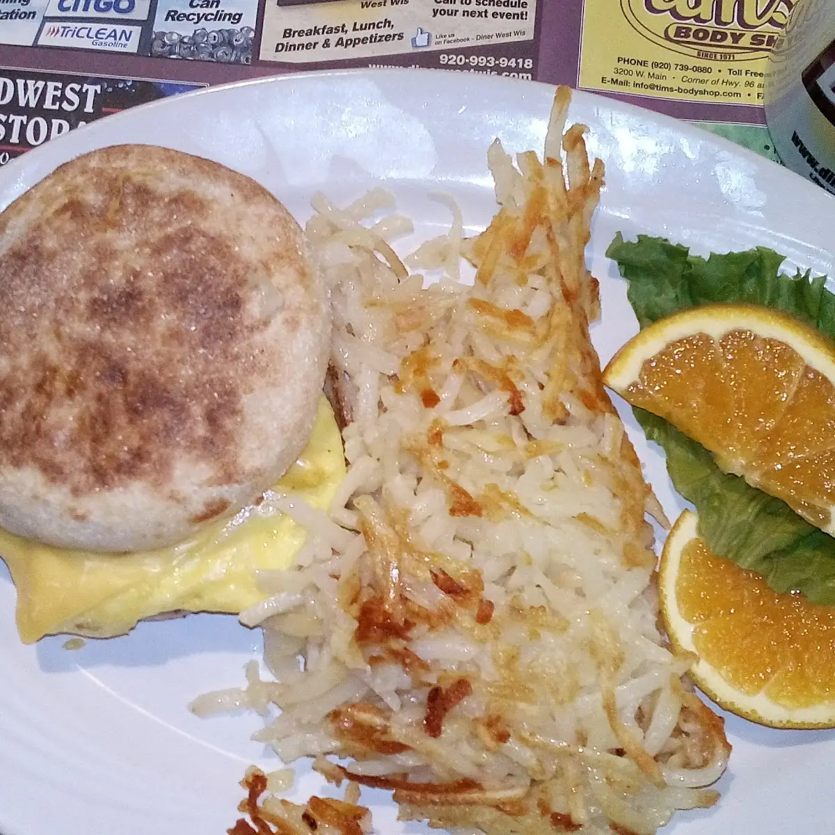 Breakfast Sandwich with Hash Browns