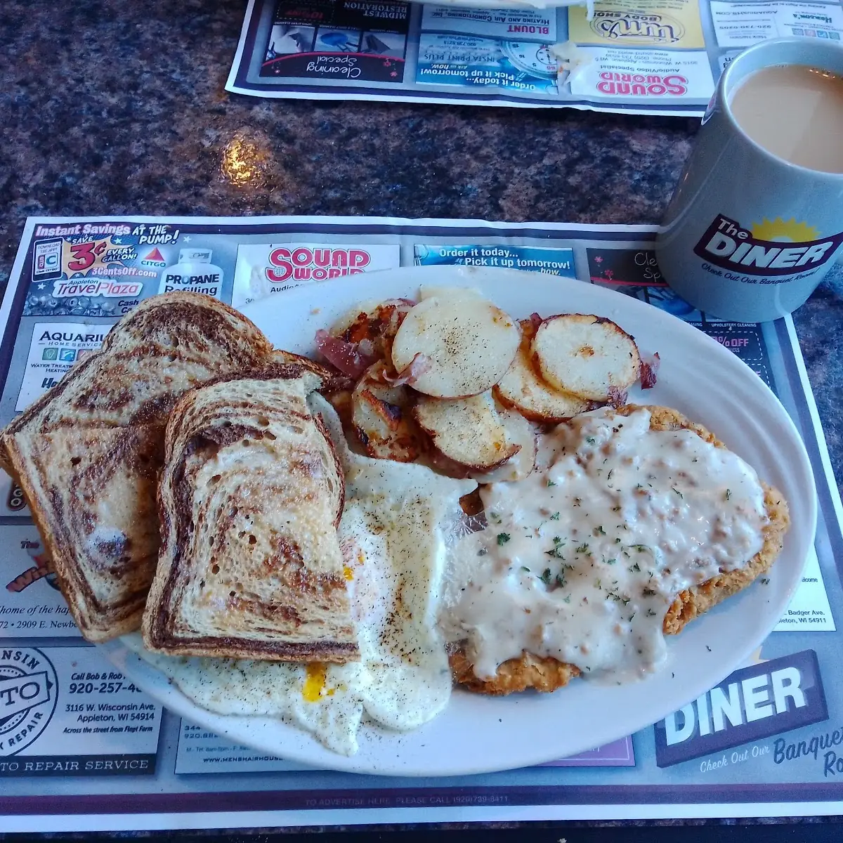 Country Fried Steak & Eggs