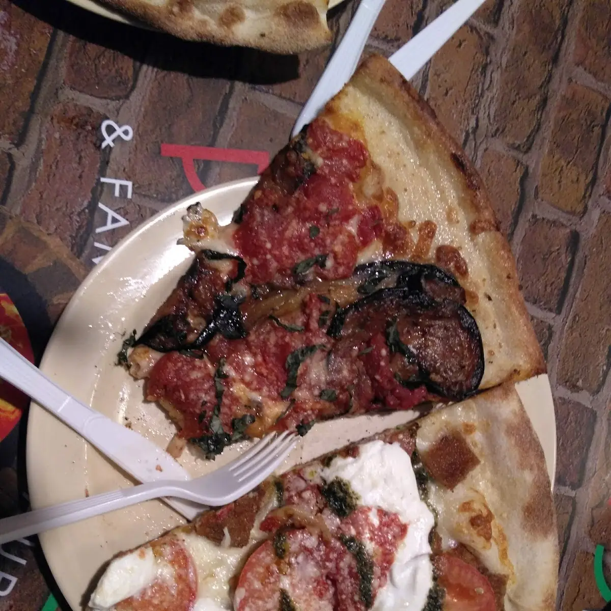 Eggplant Pizza Slice
