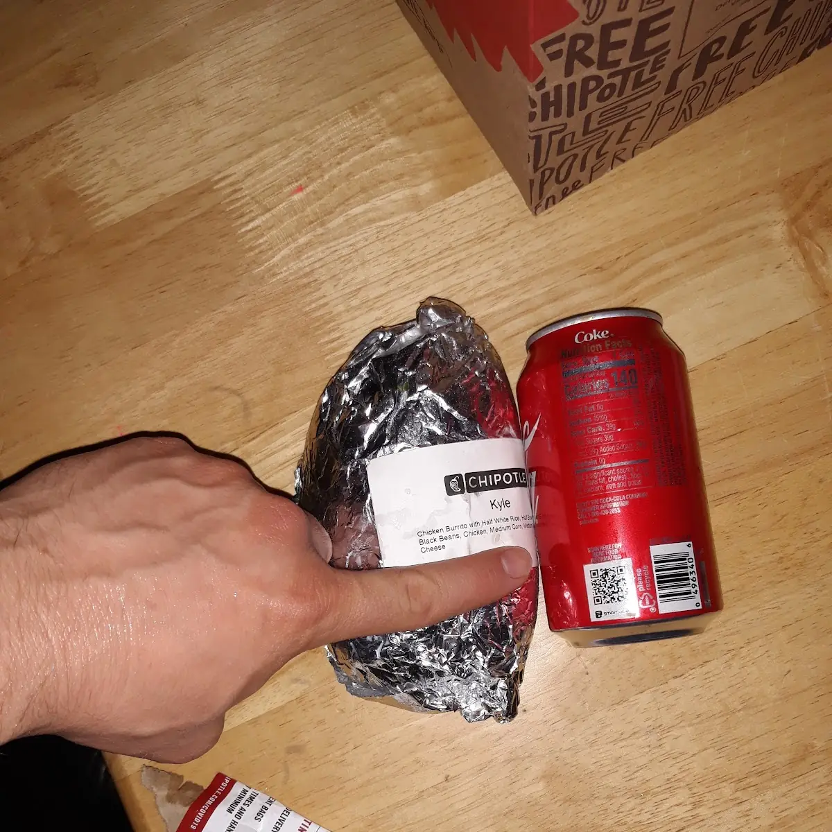 Chipotle Honey Chicken Burrito