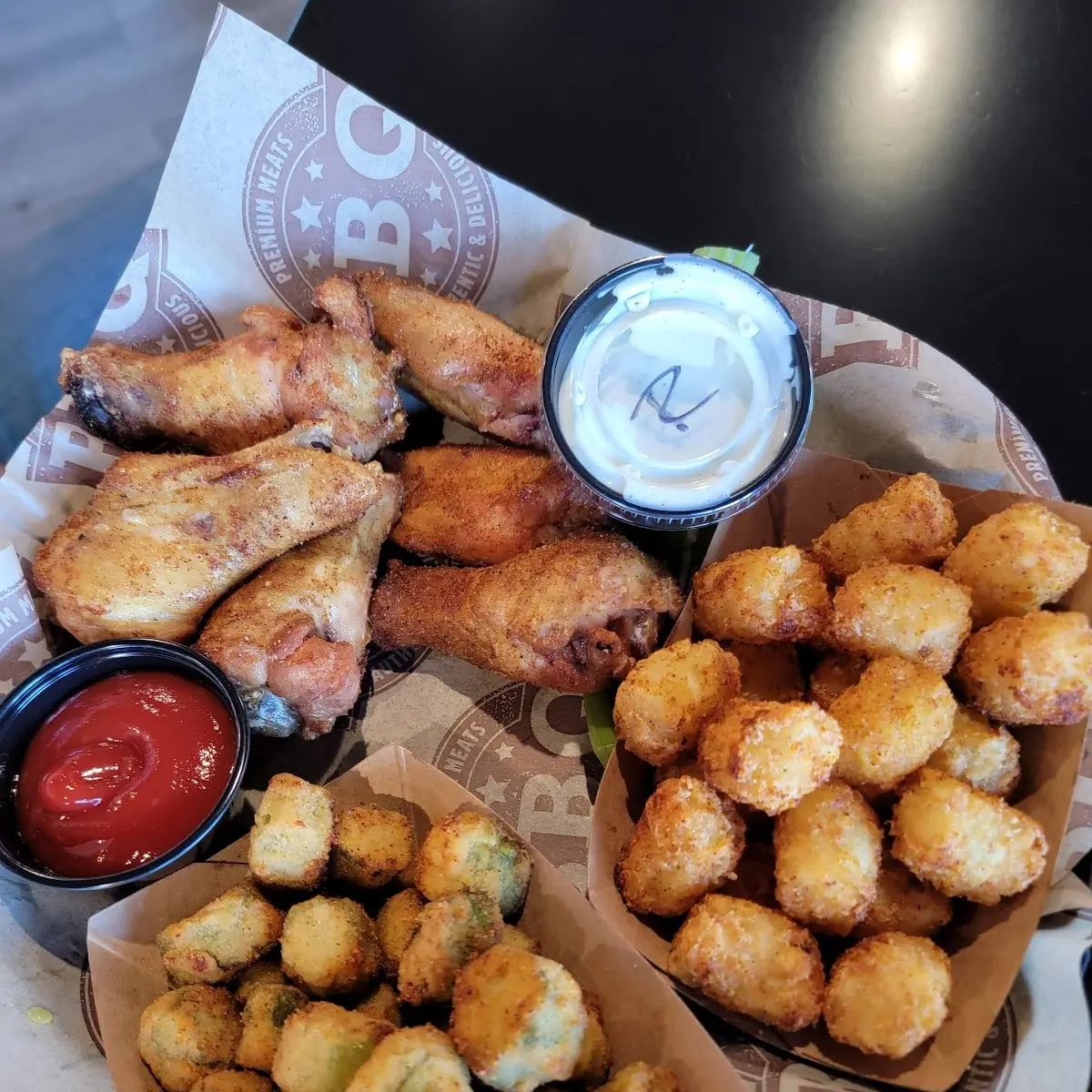 Chicken Wings Dinner