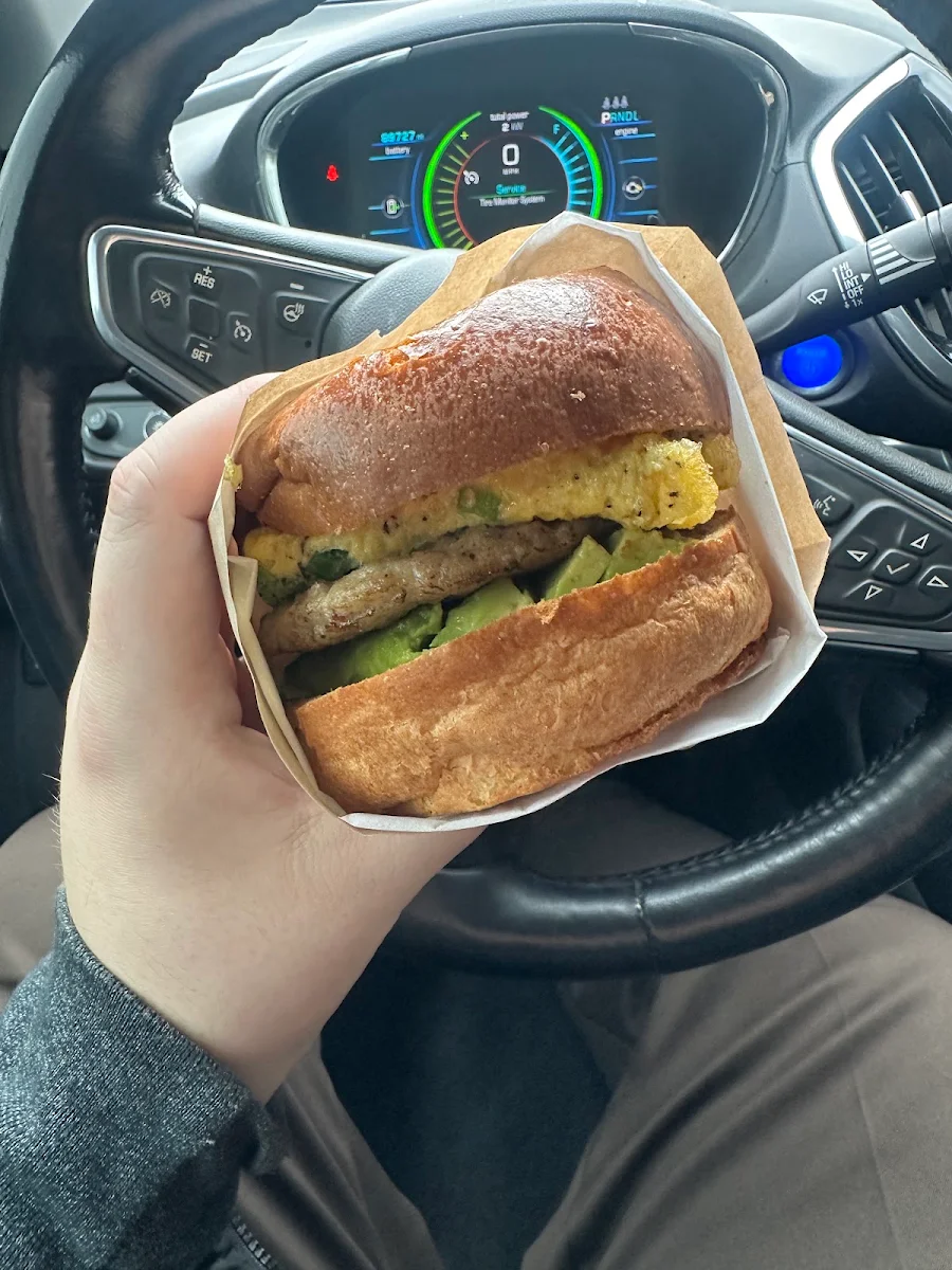 Sausage Egg Breakfast Sandwich