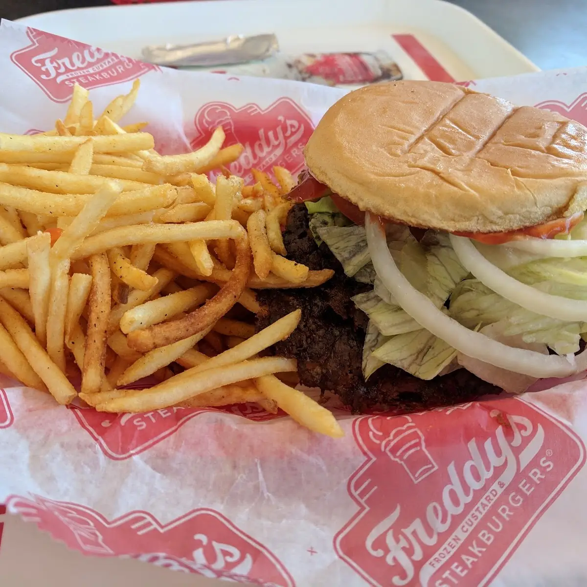 Freddy's Double Cheeseburger Combo