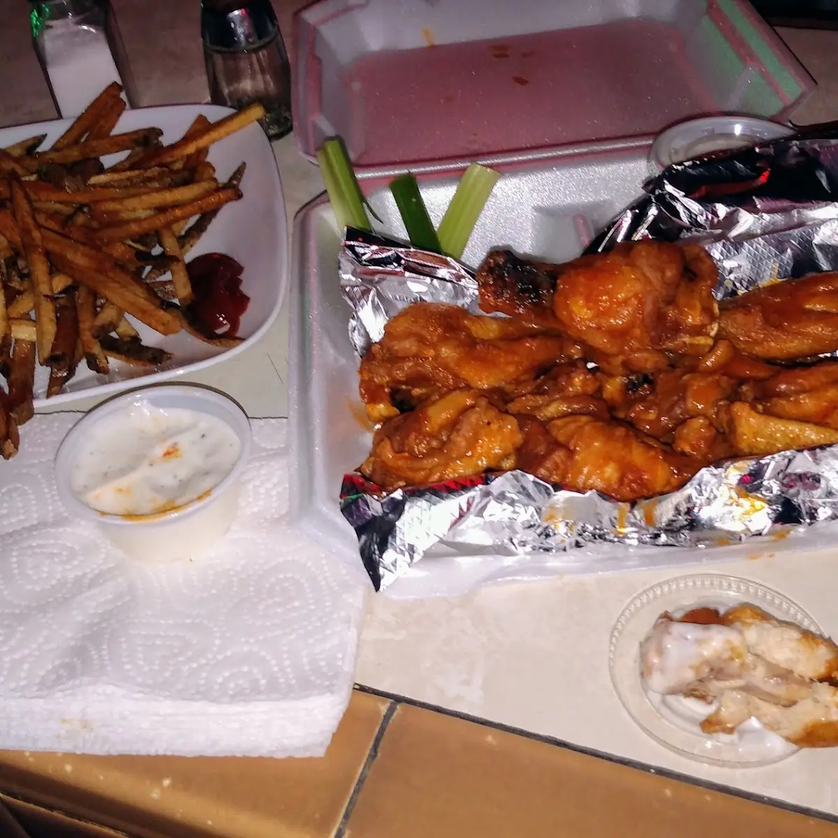 Mild Wings and Fries Extra Ranch & Celery