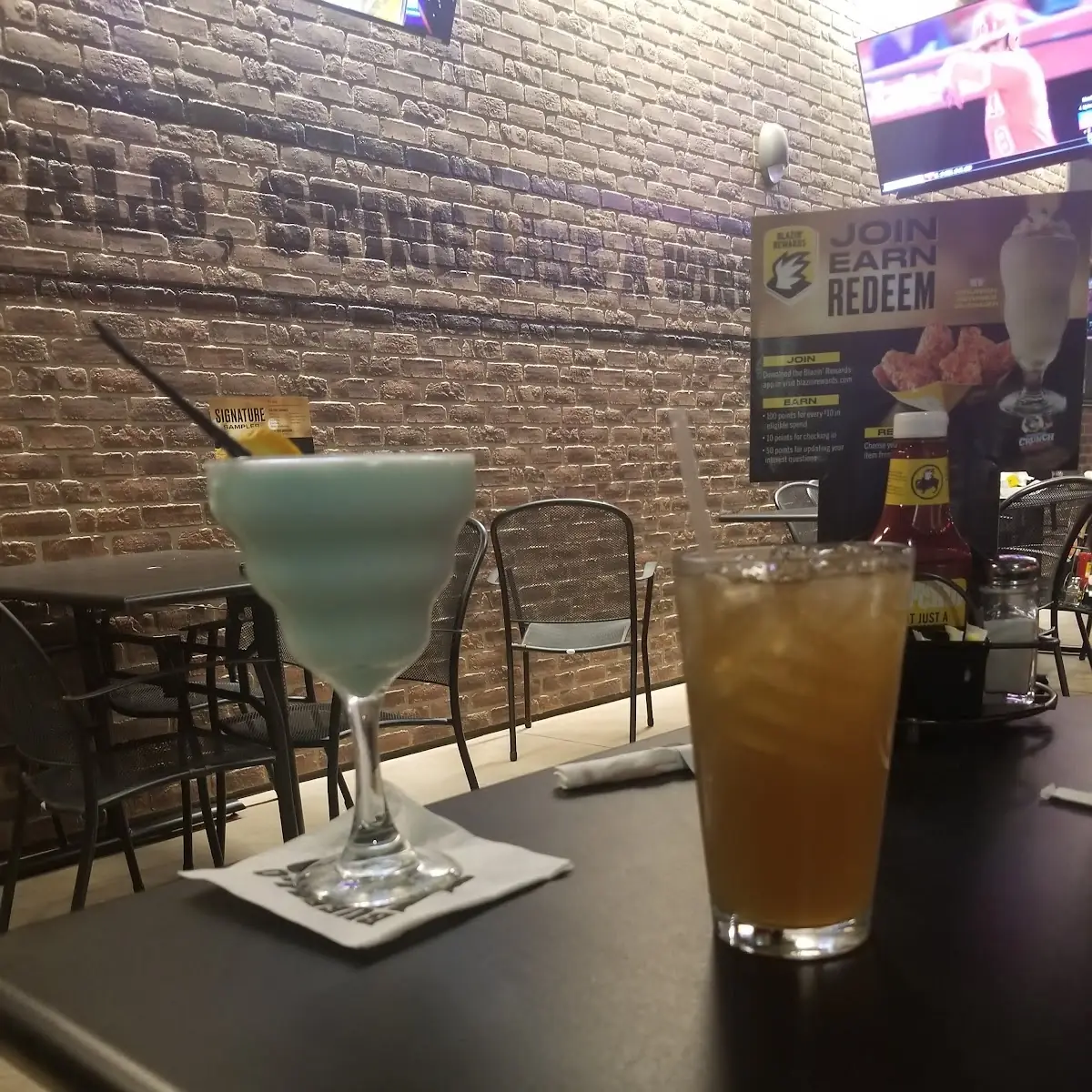 Long Island Ice Tea& Blue Hawaiian