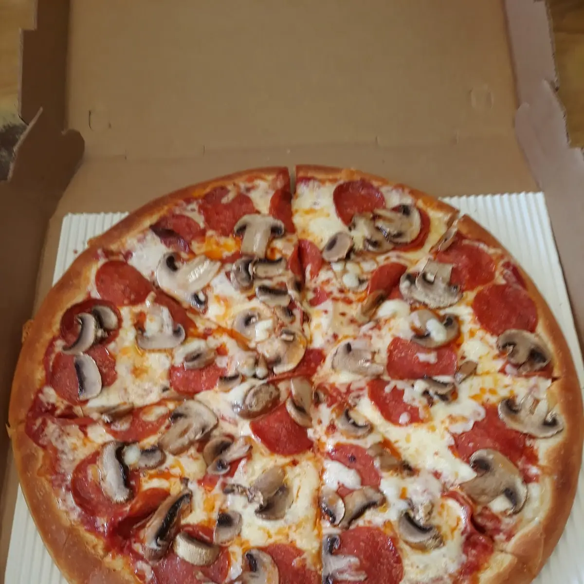 Pepperoni Mushroom Pizza