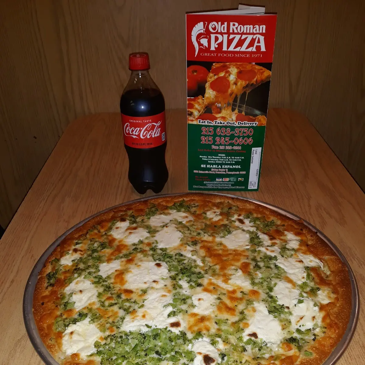 With Bróccoli with Ricotta Cheese Pizza