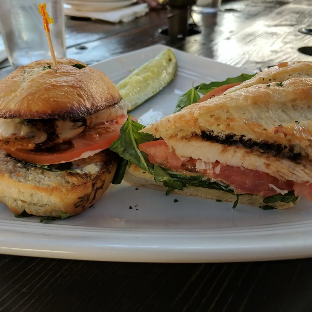 Chicken Caprese Sandwich