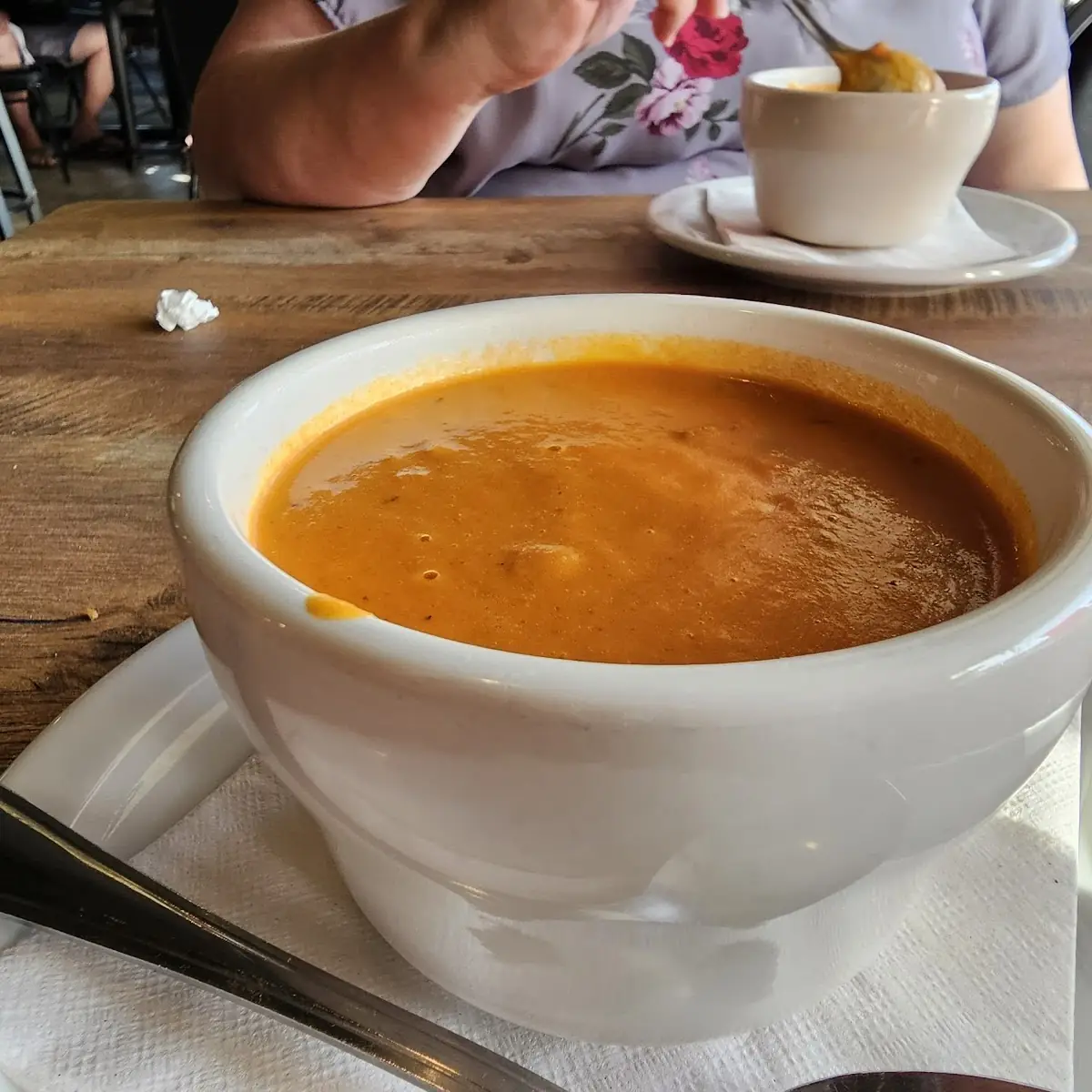 Roasted Red Pepper Gouda Soup