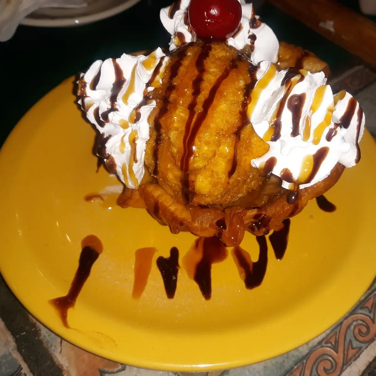 Fried Ice Cream Sundae