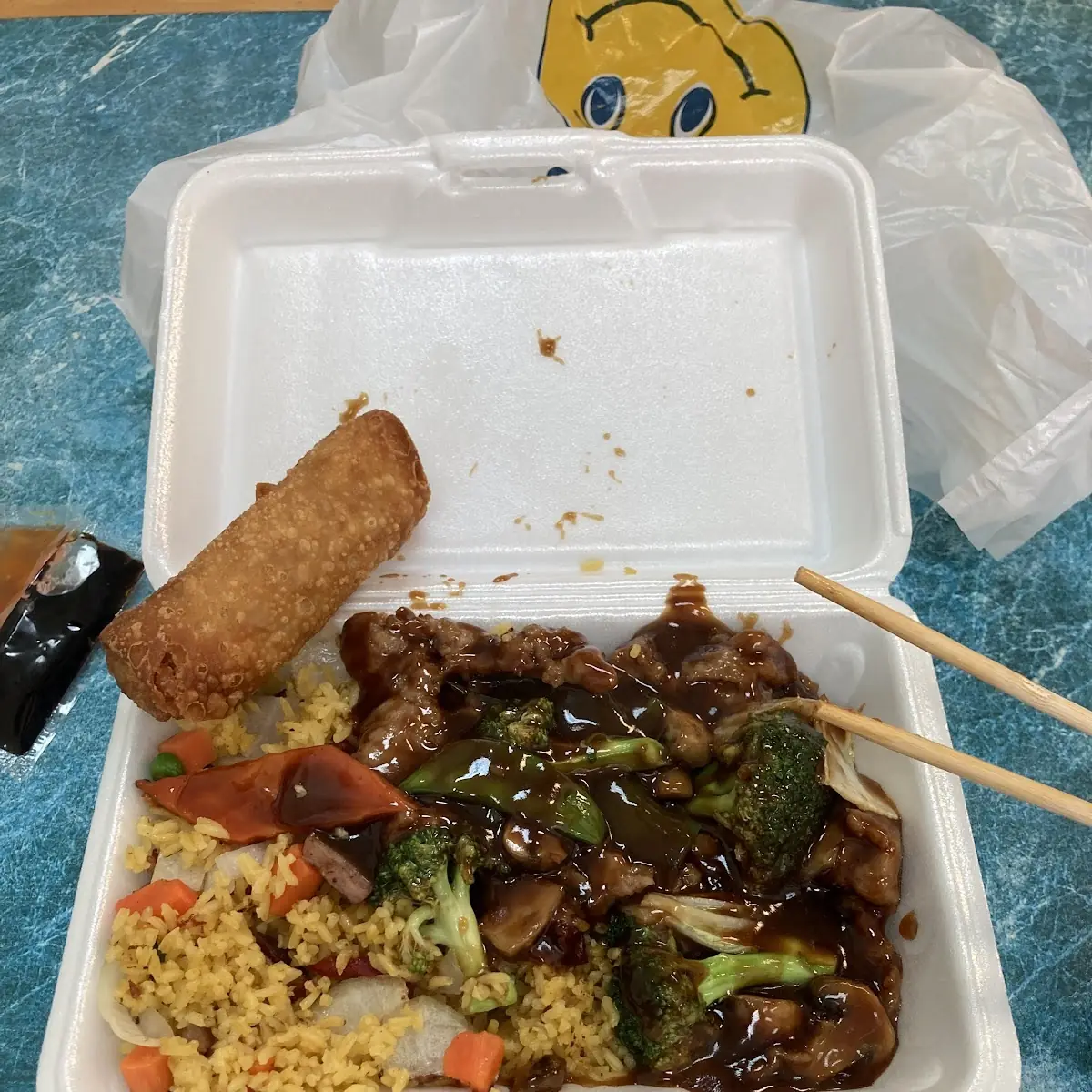 84. Beef w. Chinese Veg
