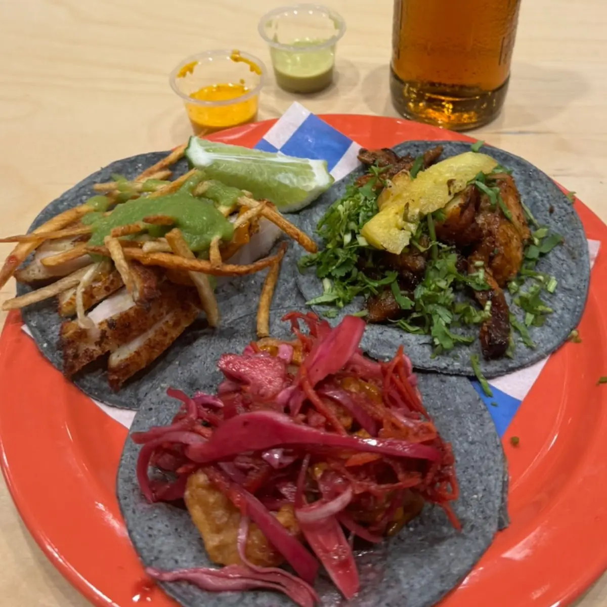 Al Pastor & Shrimp Tacos