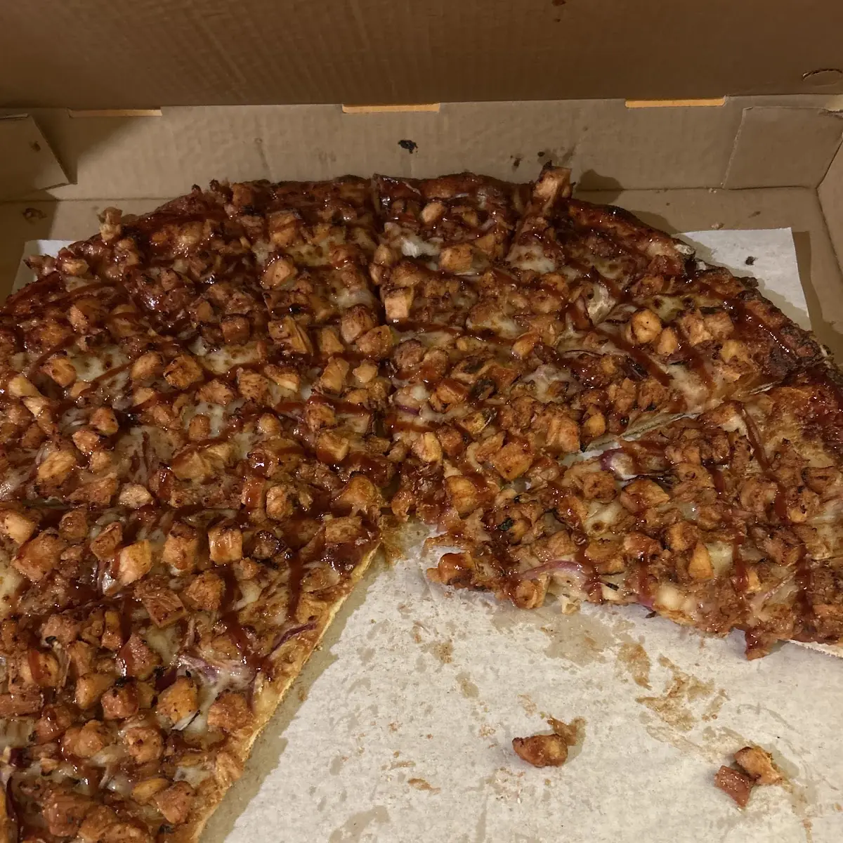 Family Ash Chicken Buffalo Ranch Pizza