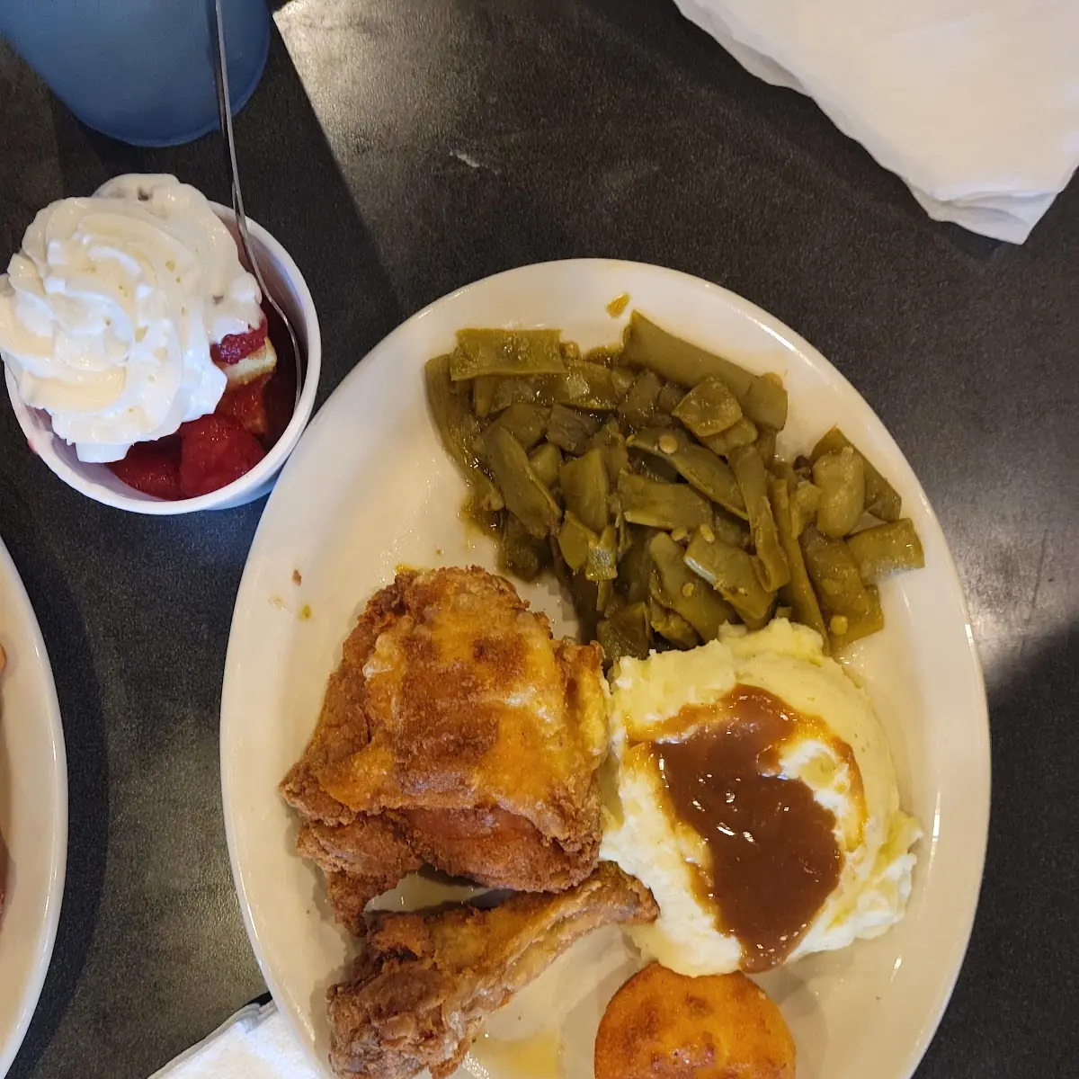Fried Chicken Mashed Potatoes with Gravy