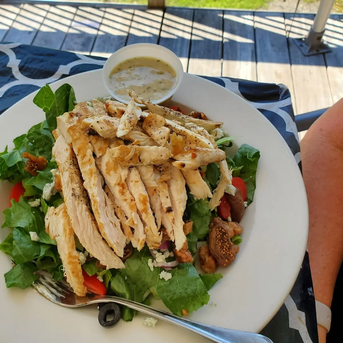 Spinach Salad & Grilled Chicken