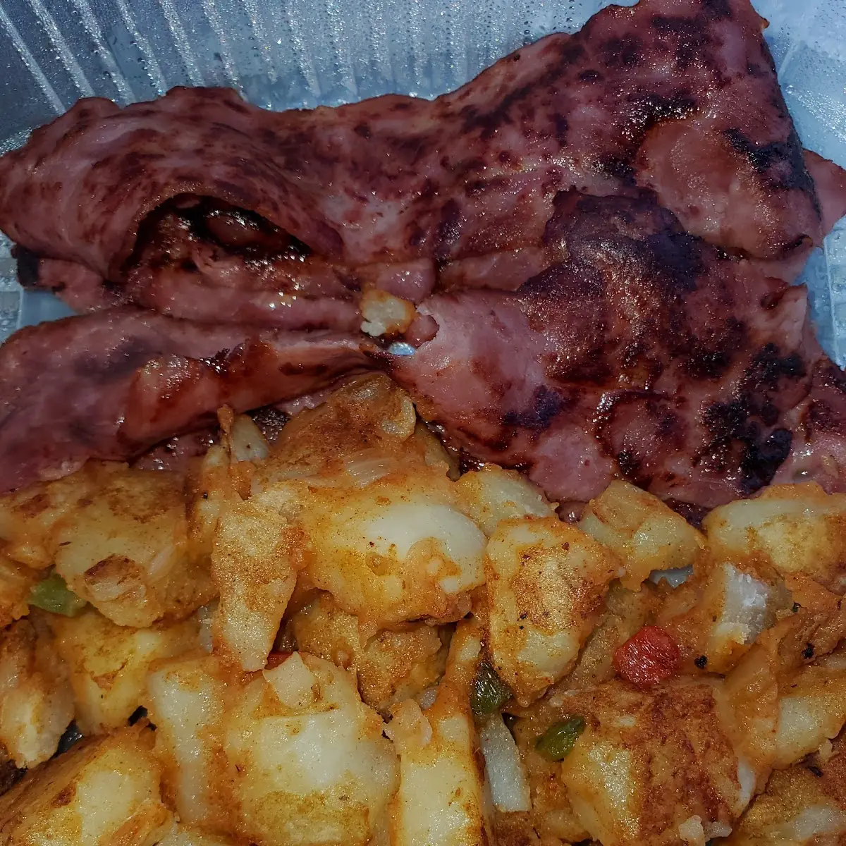 Home Fries and Turkey Bacon