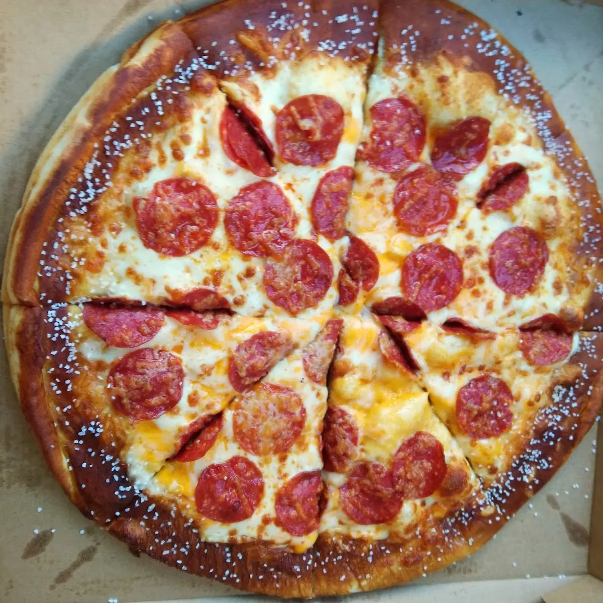 Pretzel Crust Pizza