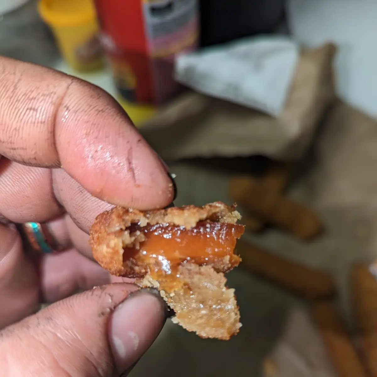 Old Mozzarella Sticks