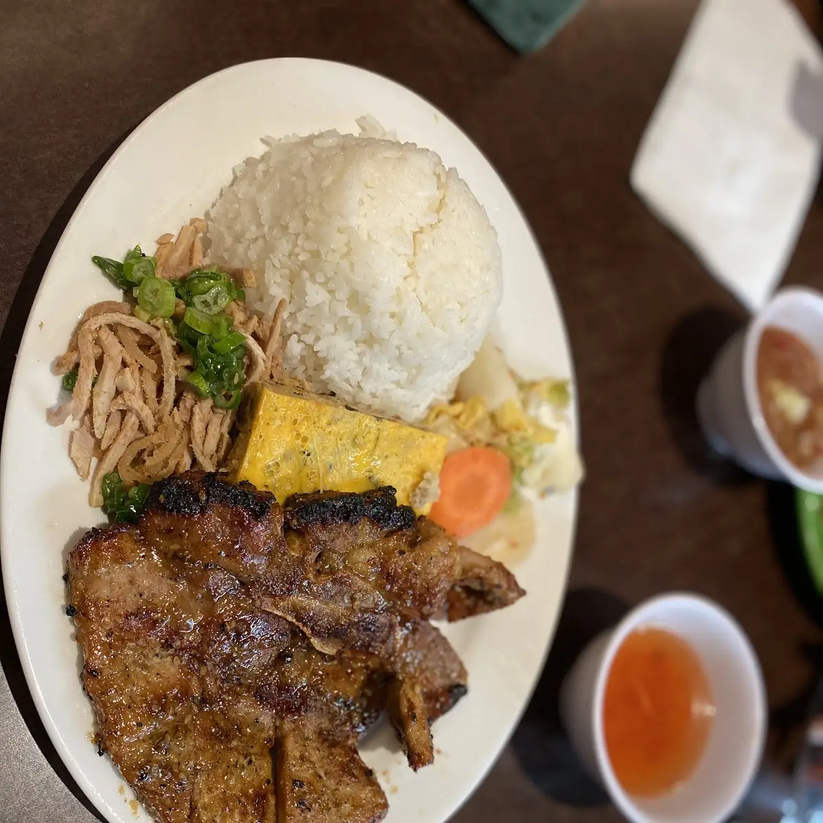 Cơm Sườn Bì Chả - Pork Chop Rice