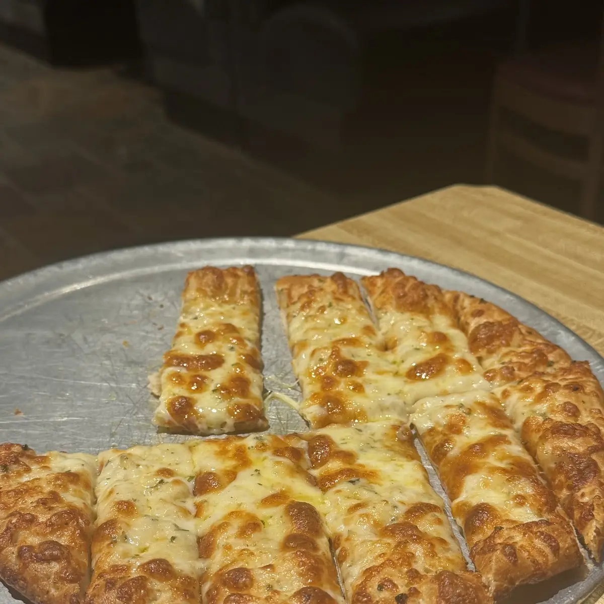 Handmade Cheesy Garlic Breadsticks