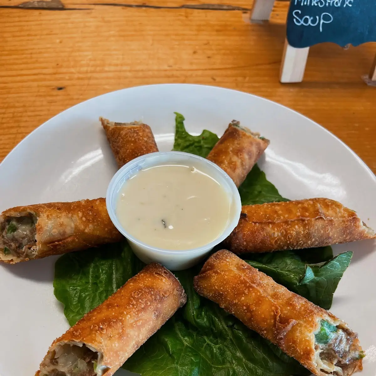 Steak Bomb Eggrolls