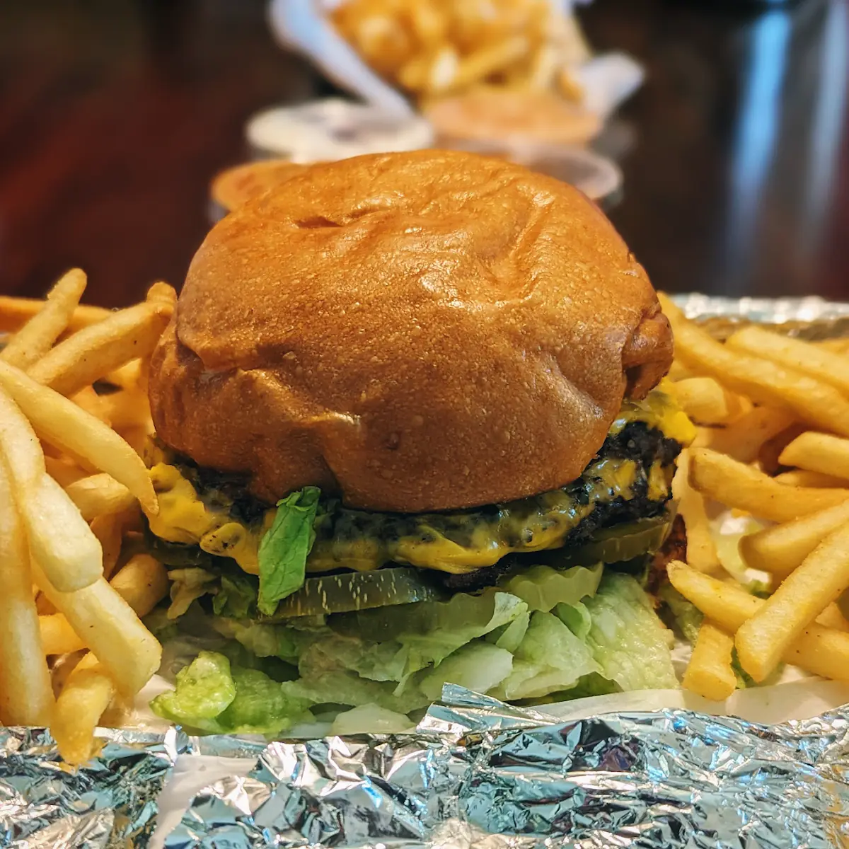 Double Cheeseburger with Fries