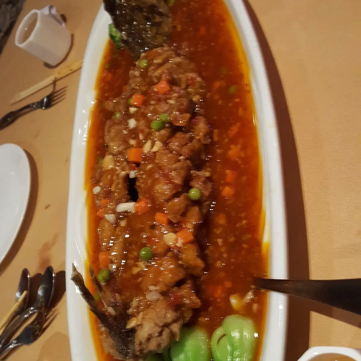 Whole Fish in Chili Sauce