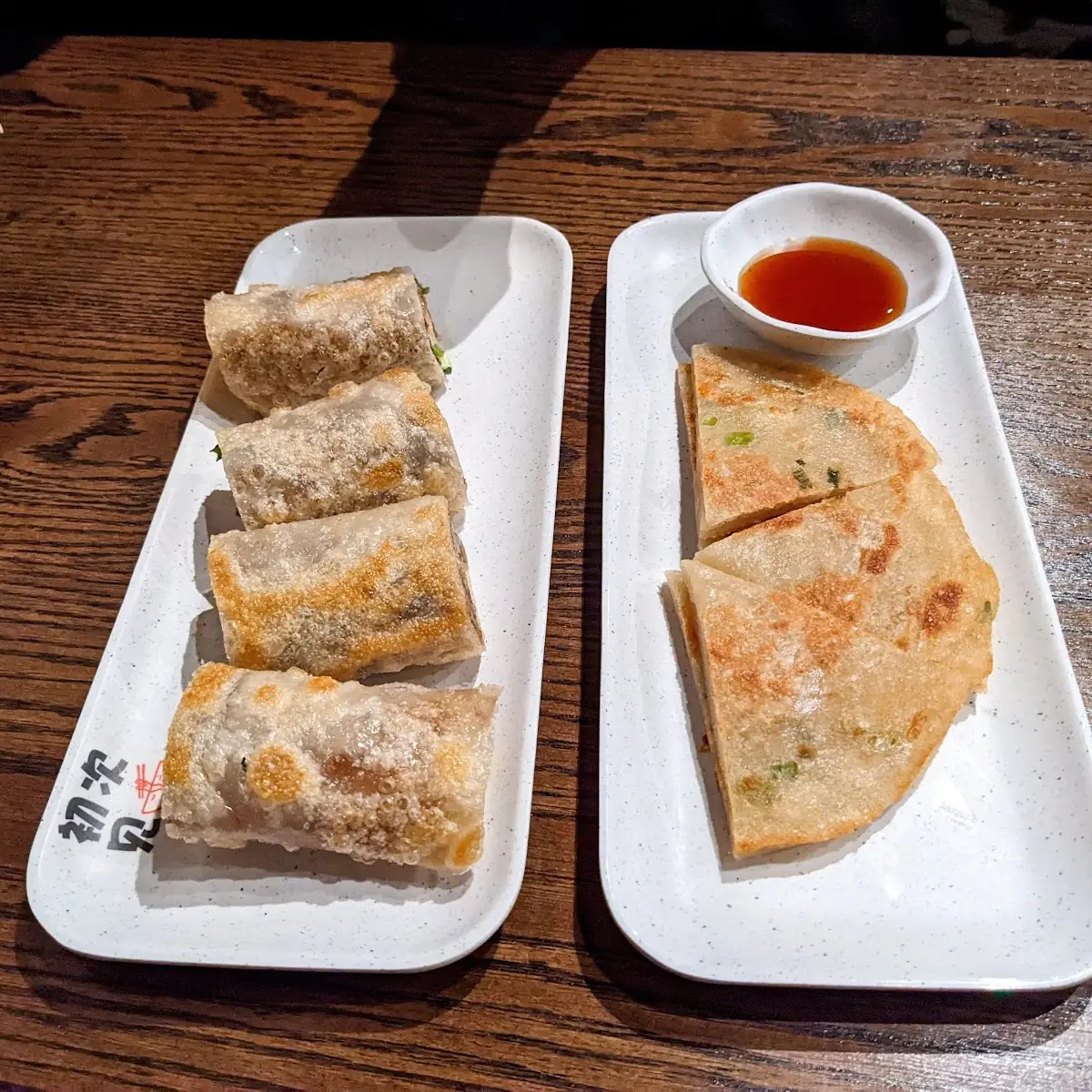 Scallion Pancake and Beef Burrito