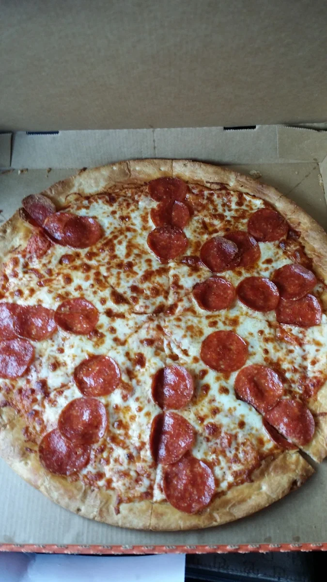 Large Thin Crust Pepperoni