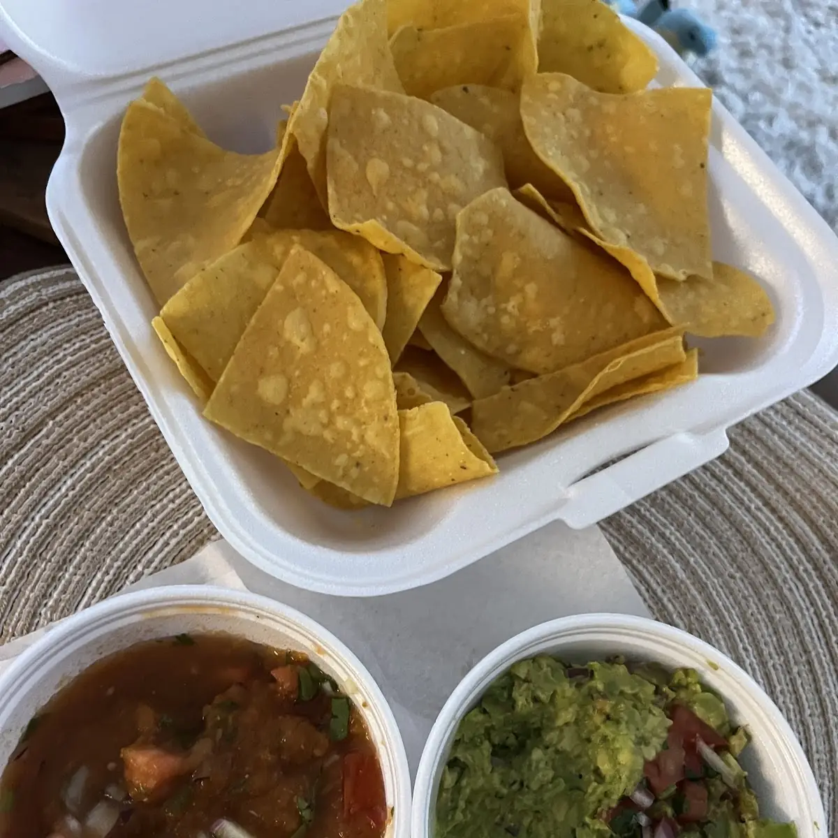 Chips Salsa and Guacamole