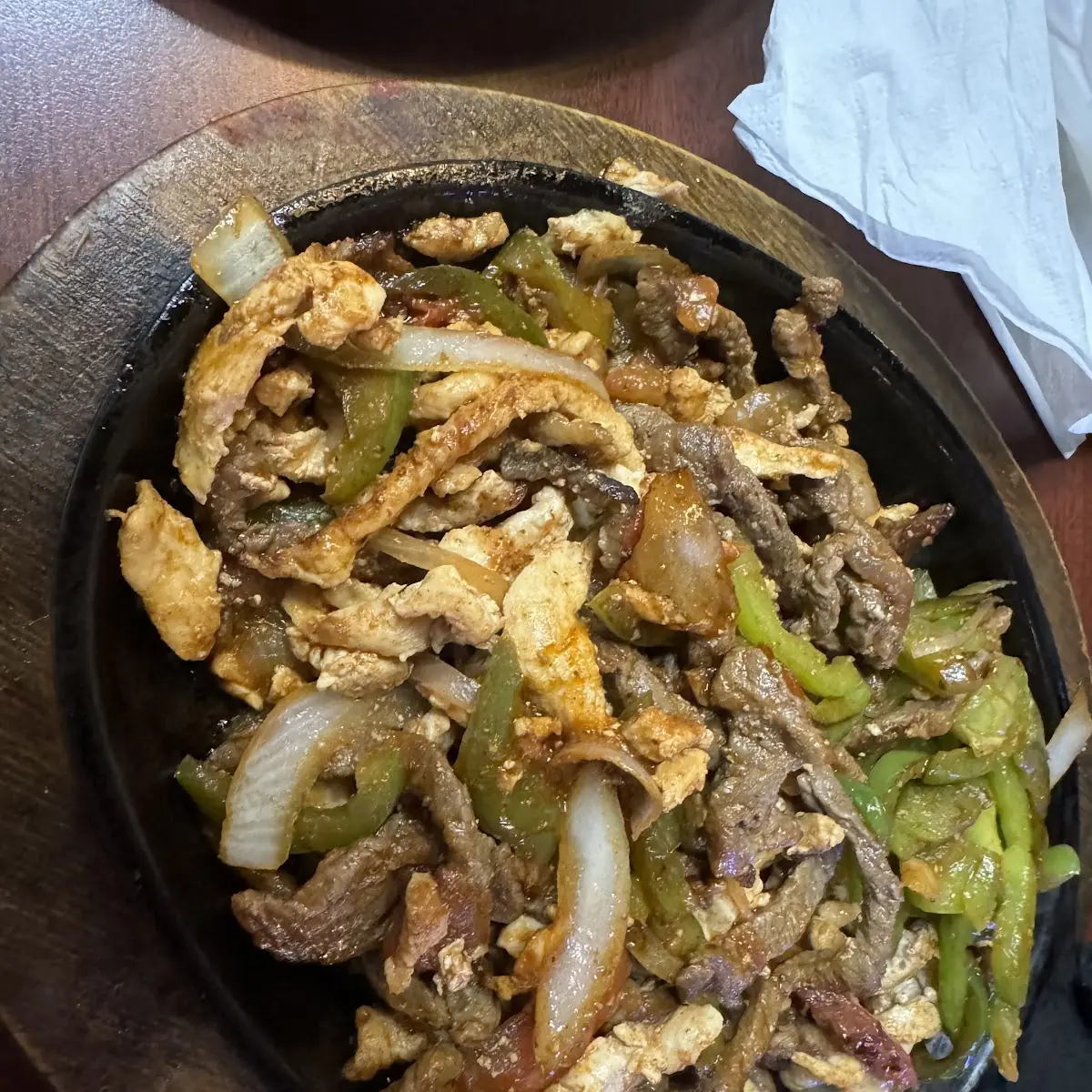 Chicken and Steak Fajita Platter