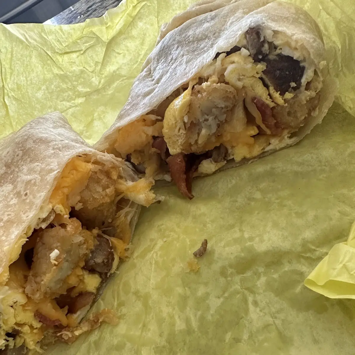 B C Bean and Cheese Burrito