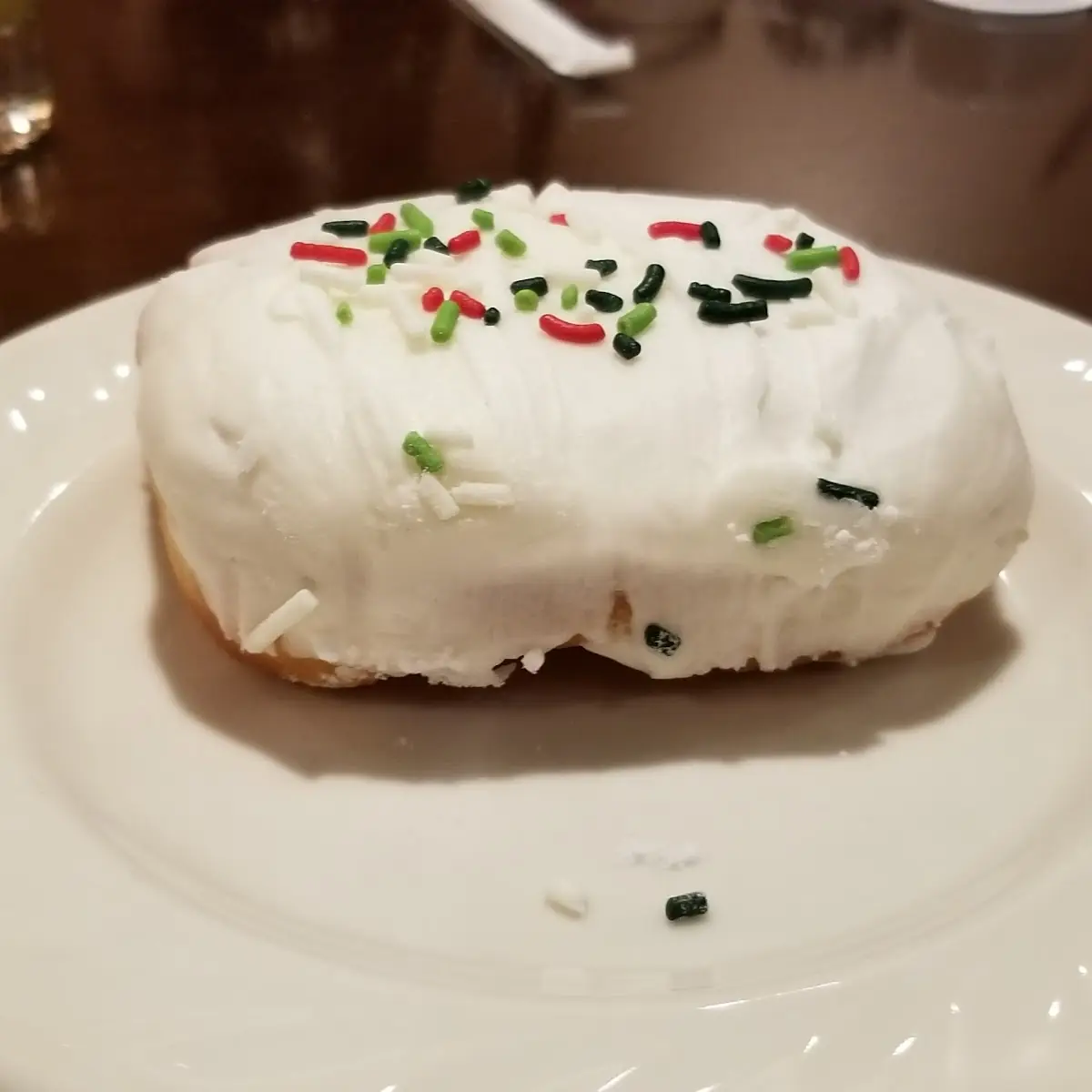Vanilla Frosted Donut