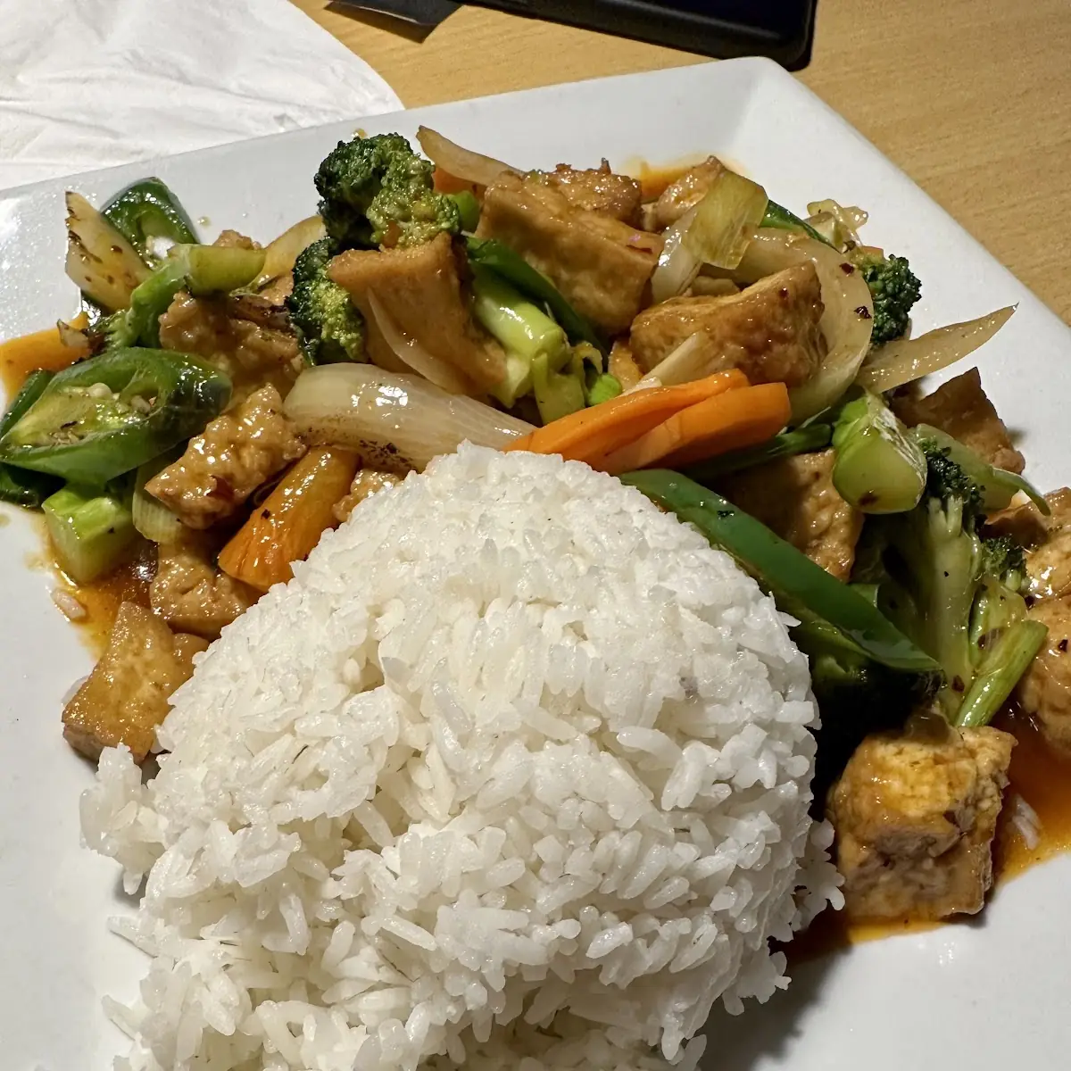 Mixed Veg or Tofu or Chicken or Beef