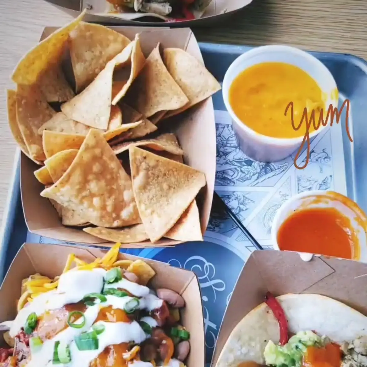 Frito Pie Chicken Taco Chips and Queso