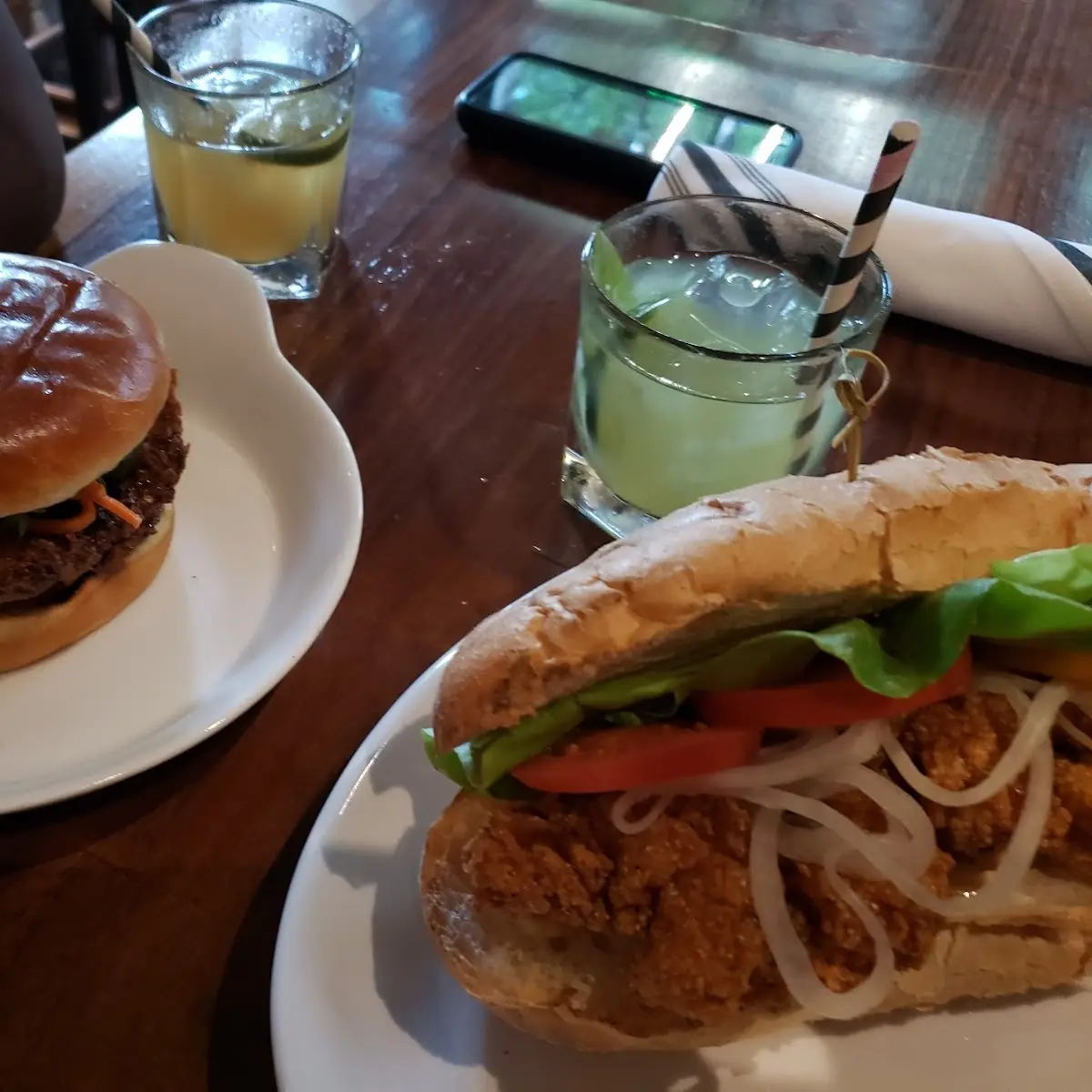 Viet-Cajun Chicken Sandwich