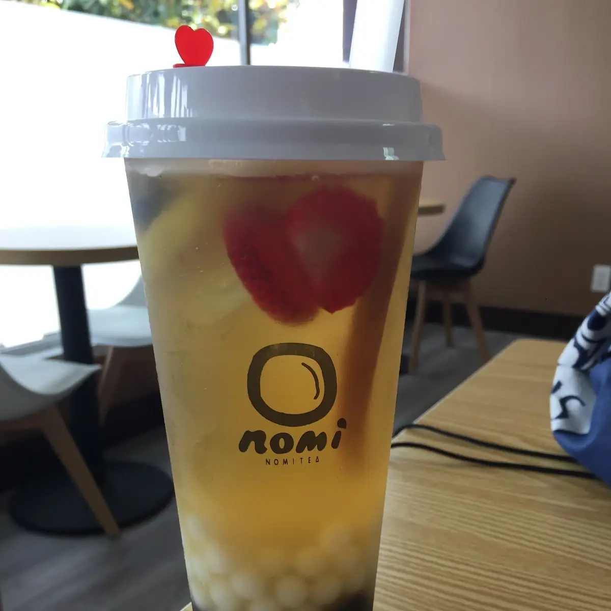 Super Fruit Green Tea with Boba