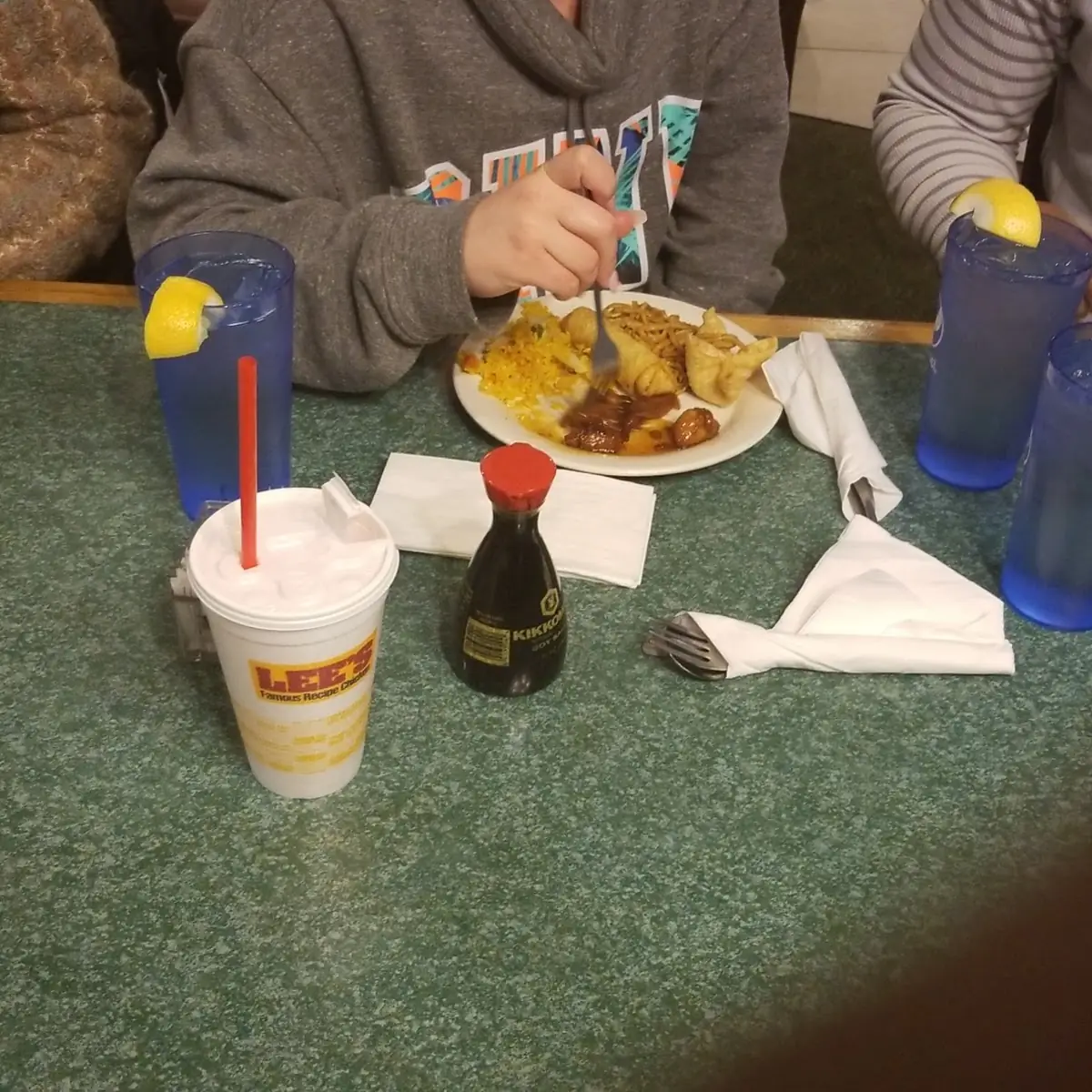 Chicken Egg Foo Young Chow Fried Rice