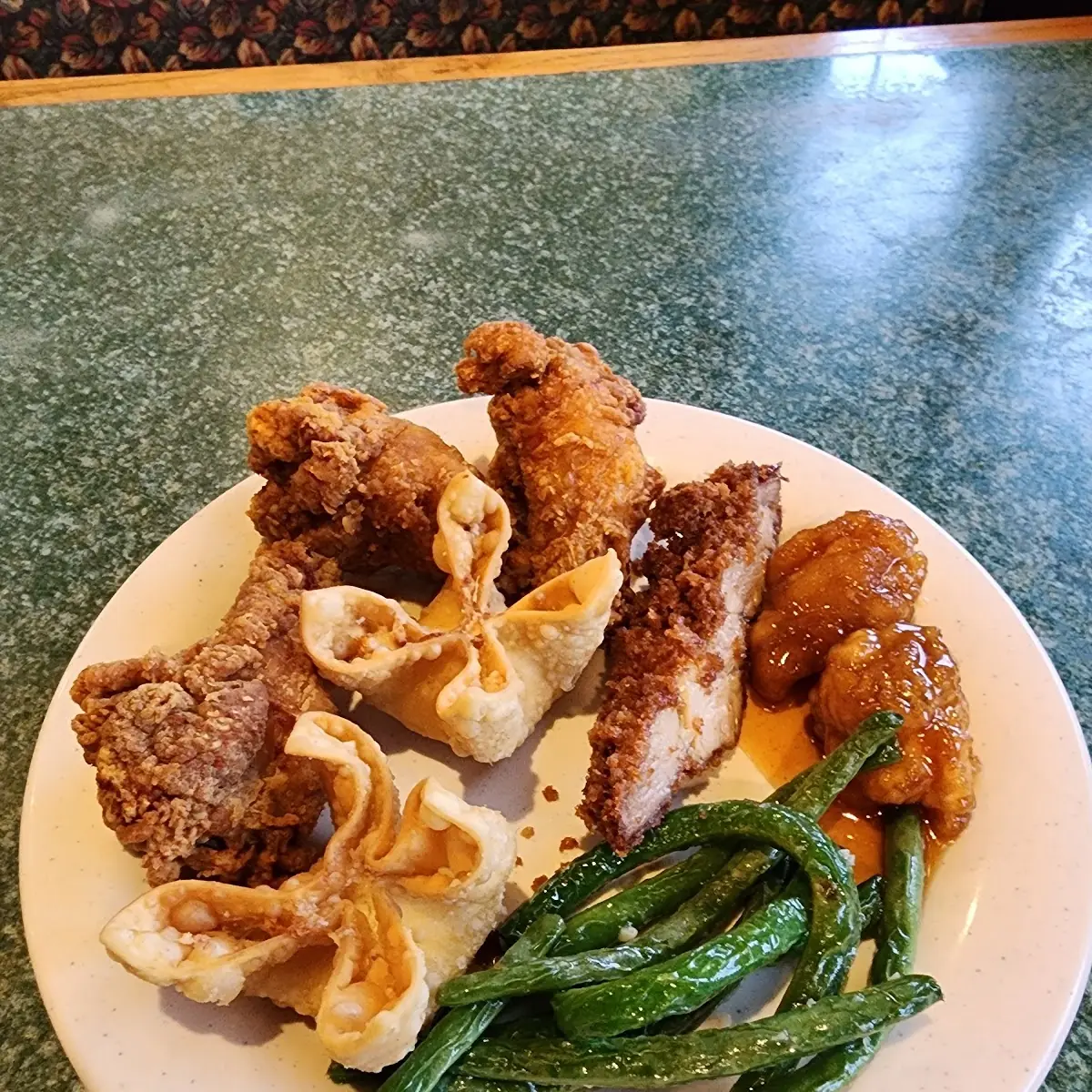 Crab Rangoon Green Beans