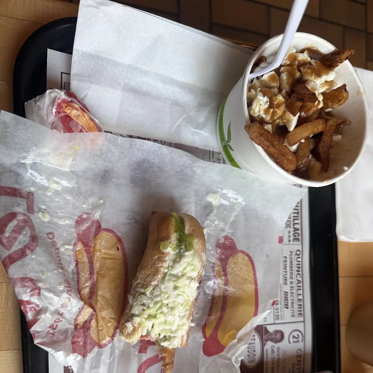 Hot Dog with Poutine, Restaurant Barry