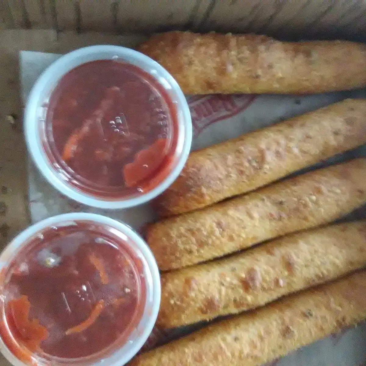 Bread Stix and Marinara Sauce
