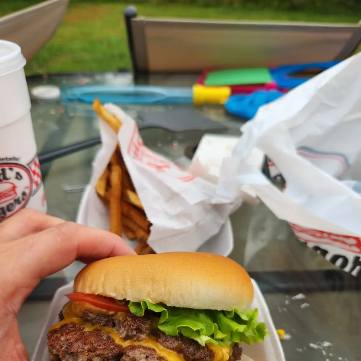 Dave's Double Cheeseburger