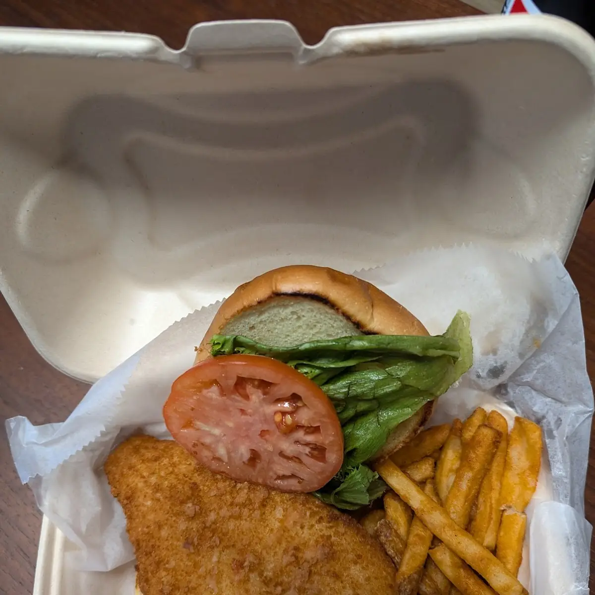 Fish Sandwich with Fries