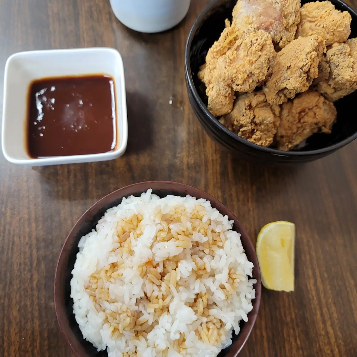 Chicken Kara-Age with Side of Rice
