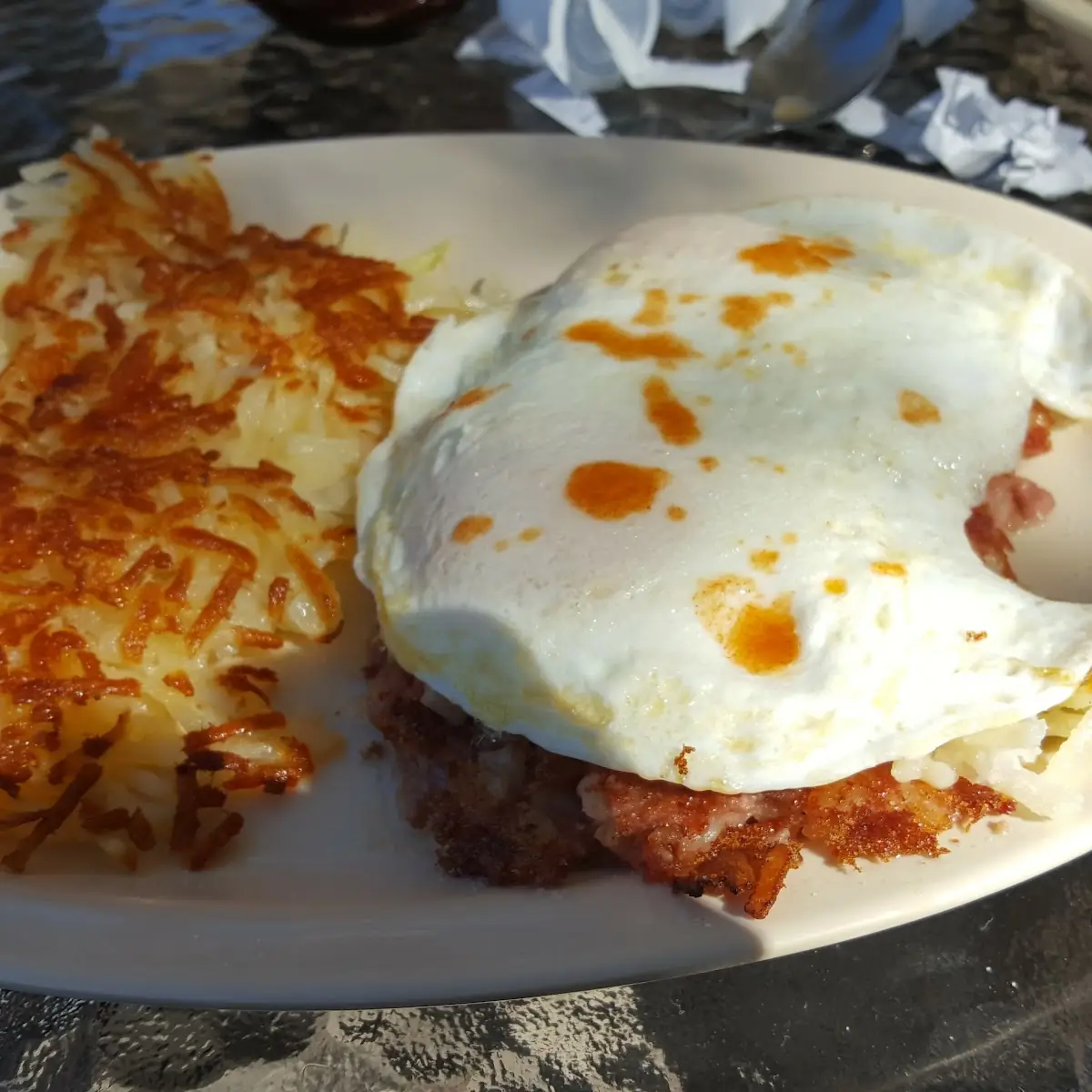 Corned Beef Hash and Eggs